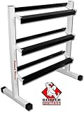 Deltech Fitness Three Tier 36" Dumbbell Rack