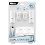 Wii - Dual Charger Ladestation inkl. Akkus und Batteriefachdeckel