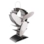 Copperfield 78165 Ecofan For Wood Stoves, Black Body, Nickel Blades