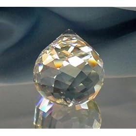 40MM SWAROVSKI MOZART TWIST FENG SHUI CRYSTAL BALL 8550 by 