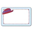 Red Hats - Adhesive Labels