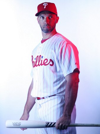Philadelphia Phillies Photo Day, CLEARWATER, FL - FEBRUARY 22: Raul Ibanez Photographic Poster Print by Nick Laham, 18x24