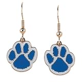 Paw Earrings Blue/White