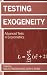 Book Testing Exogeneity (Advanced Texts in Econometrics)