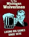 FRAMED HATE Michigan Bar Room Sign Ohio State Buckeyes