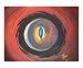 Eye of the Hurricane Abstract Giclee Poster Print by Michelle Huff, 10x8