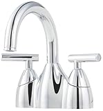 Price Pfister 048NC00 Contempra Double-Handle Centerset Lavatory Faucet with Pop-Up, Chrome