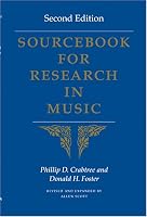 Sourcebook for Research in Music