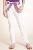 Cotton Rich Turn Up Hem Skinny Jeans with Belt [T74-3231V-S]