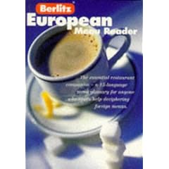 Berlitz European Menu Reader (Berlitz European Guides)