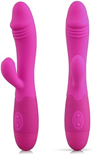 30-Speed Waterproof Vibrating Frequency Bending Head Silica Gel Vibrator to Stimulate and Massage G-Spot and Clitoris,Female Masturbator,Couple's Sexual Flirting Toy (purple)