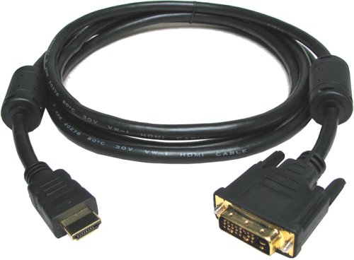 Premium HDMI to DVI Cable Gold 2 Metre
