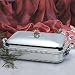 3 QUART COVERED BAKER - 3 QUART SILVER PLATED OBLONG COVERED BAKER - casserole