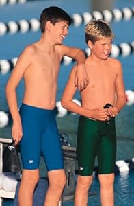 Speedo Boys' Lycra Jammer, Navy - 26