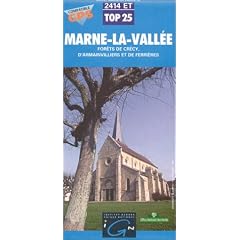 Carte de randonn�e : Marne-la-Vall�e