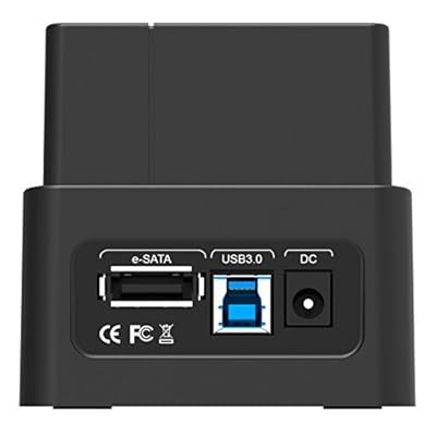 ORICO 2.5 inch &amp; 3.5 inch eSATA &amp; USB 3.0 Hard Drive Docking Station for 3.5'' HDD - Black