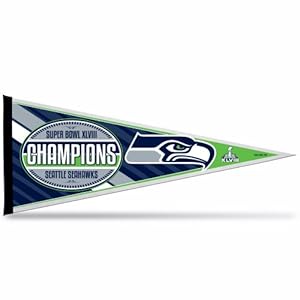 NFL 2014 Super Bowl XLVIII Champion 12x30-Inch Pennant