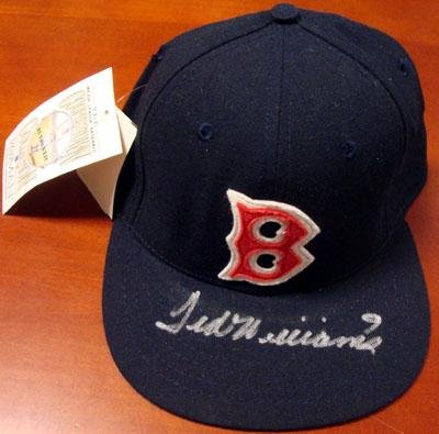 Ted Williams Autographed Boston Red Sox Hat PSA/DNA #J26768 - Autographed MLB Helmets and Hats