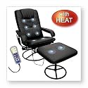 10-Motor Leisure Massage Chair - Black