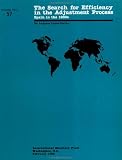 The Search for Efficiency in the Adjustment Process: Spain in the 1980s (Occasional Paper (Intl Monetary Fund)) (Augusto Lopez-Claros)