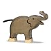 Elephant Small - trumpeting
