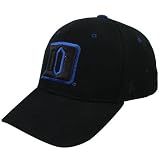 Zephyr Duke Blue Devils Black DH Fitted Hat