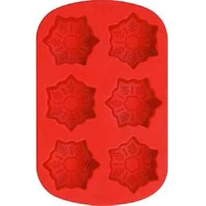 Wilton 6 Cavity Silicone Snowflake Pan