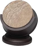 Walnut Pedestal Coaster Holder for Thirstystone Sandstone Coasters