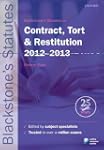 Blackstone's Statutes on Contract, To...