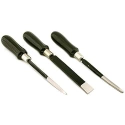 3 Scrapers Wood Working Carving Filing Smoothing Tools