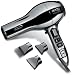 ANDIS Professional Black Chrome 1875 Watts Ceramic Ionic Smooth, Silky Frizzie Free Styling Hair Dryer (Model: ACM-1/82005)