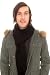 Black Chunky Knit Scarf Image #1