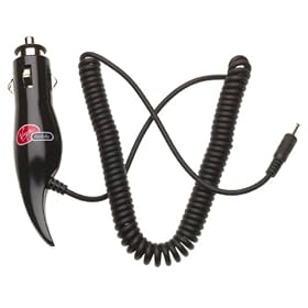 Virgin Mobile Black Cigarette Lighter Adapter for use with Kyocera K7