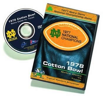 NCAA 1978 Cotton Bowl – Notre Dame Fighting Irish vs Texas Longhorns DVD
