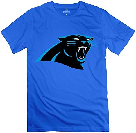 ROCRO Men's Carolina Panthers Logo Shirt S RoyalBlue