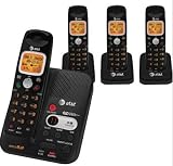 AT&T DECT 6.0 Four Handset Cordless Phone Answering System EL52419