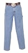 Wrangler Men's 20X Relaxed Fit Carpenter Jean, Stone Bleach