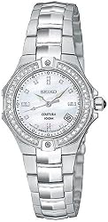 Seiko Women's SXDA37 Coutura Diamond Silver-Tone Watch