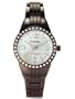 Fossil Women's AM4138 Crystal Accented Brown Ion-Plated Watch