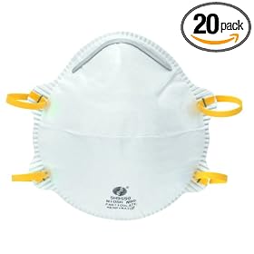 MCR Safety CRPN951W20 Particulate Respirator Mask, NIOSH N95 Approved, 20 Pack