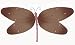 411TUdK%2BCCL. SL75  10 Brown Pink Crystal Dragonfly nylon hanging ceiling wall baby nursery room wedding decor