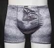 Silver Snakeskin PouchShorts