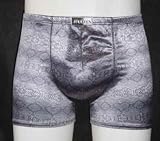 Silver Snakeskin PouchShorts