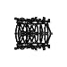 Black Wooden Web Armlet