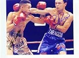 DANIEL ZARAGOZA HECTOR ACERO SANCHEZ AUTOGRAPHED 8X10 BOXING PHOTO (BOXING)