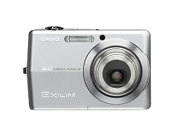 Casio Exilim EX-Z600 6MP Digital Camera with 3x Optical Anti-Shake Zoom (Silver)