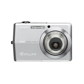 Casio Exilim EX-Z600 6MP Digital Camera with 3x Optical Anti-Shake Zoom (Silver) by Casio