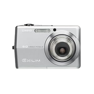 Casio Exilim EX-Z600 6MP Digital Camera with 3x Optical Anti-Shake Zoom (Silver)