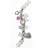 Golden Classic Women's 1366_Silv Charmed Love Charm Bracelet Watch