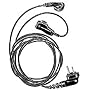 Motorola 53866 Earbud with Clip Push-To-Talk Microphone